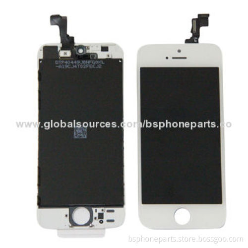 Display LCD for iPhone 5S, white good quality with good service